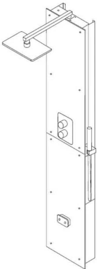 HARVIA Nova SWA20U1XA - Harvia Nova Steam Shower Column SWA20U1XA / SWA30U1XA / SWA20U1XAC - 1