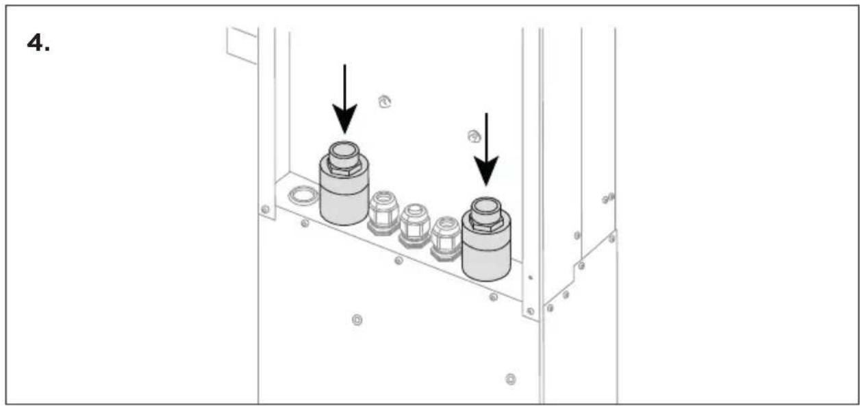 HARVIA Nova SWA20U1XA - See figures » Installation of steam shower column - 3