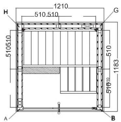 HARVIA Variant View S1616SV - Nomenclature medium S1620SV et large S2020SV - 2