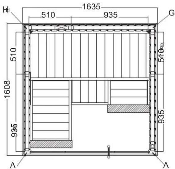 HARVIA Variant View S1616SV - Variant View Small S1616SV - 1