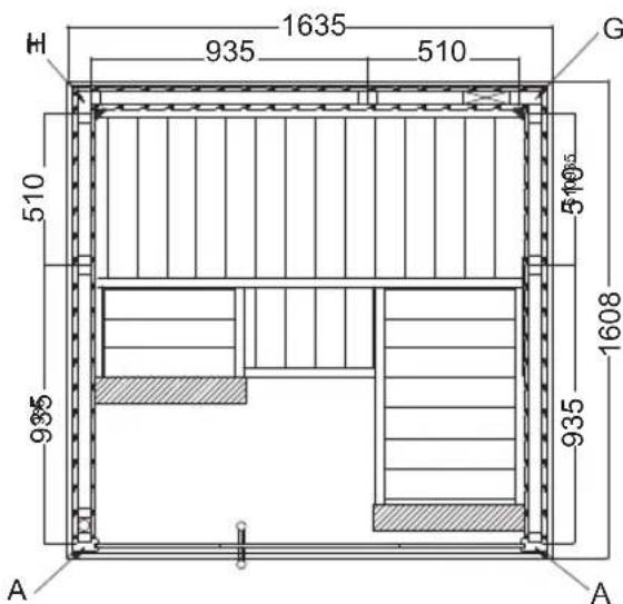 HARVIA Variant View S1616SV - Variant View Small S1616SV - 2