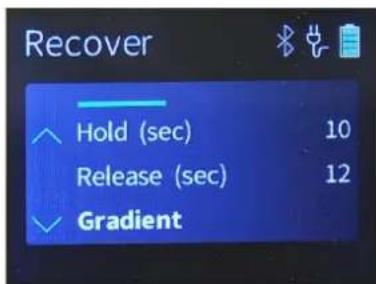 THERABODY RecoveryAir PRO - Étape 13 : définir le gradient - 1