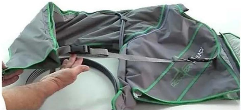THERABODY RecoveryAir PRO - Utilisation de la sangle d'aide du bras facultative - 1