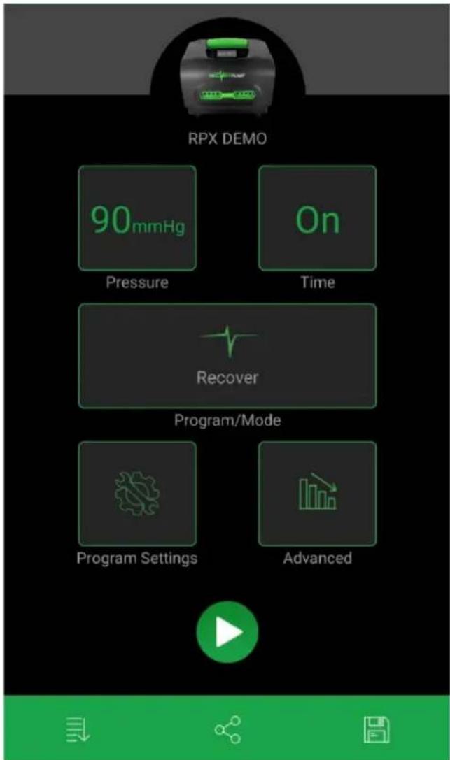 THERABODY RecoveryAir PRO - Écran principal - 1
