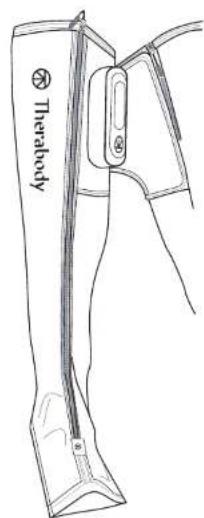 THERABODY RecoveryAir JetBoots - \*Das Gerät nicht im Stehen oder Gehen verwenden. - 2