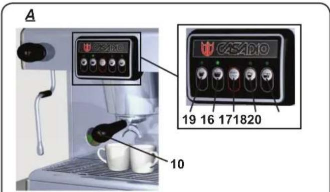 Casadio Dieci A1 - Kaffeezubereitung - 1