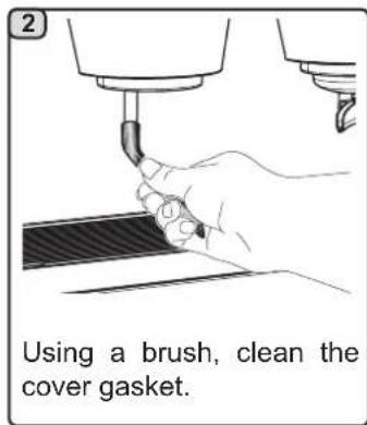 Casadio Dieci A1 - CLEANING DISPENSING UNIT - This operation must be made on all the groups at the end of each working day - 2