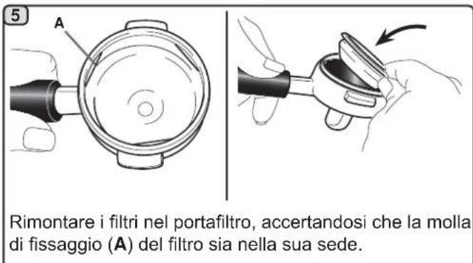 Casadio Quincici - PULIZIA DEI PORTAFILTRI - Intervento da effettuarsi al termine della giornata lavorativa su tutti i portafiltri - 5