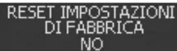 La San Marco Top 85 - Schermata ripristino impostazioni di fabbrica - 1