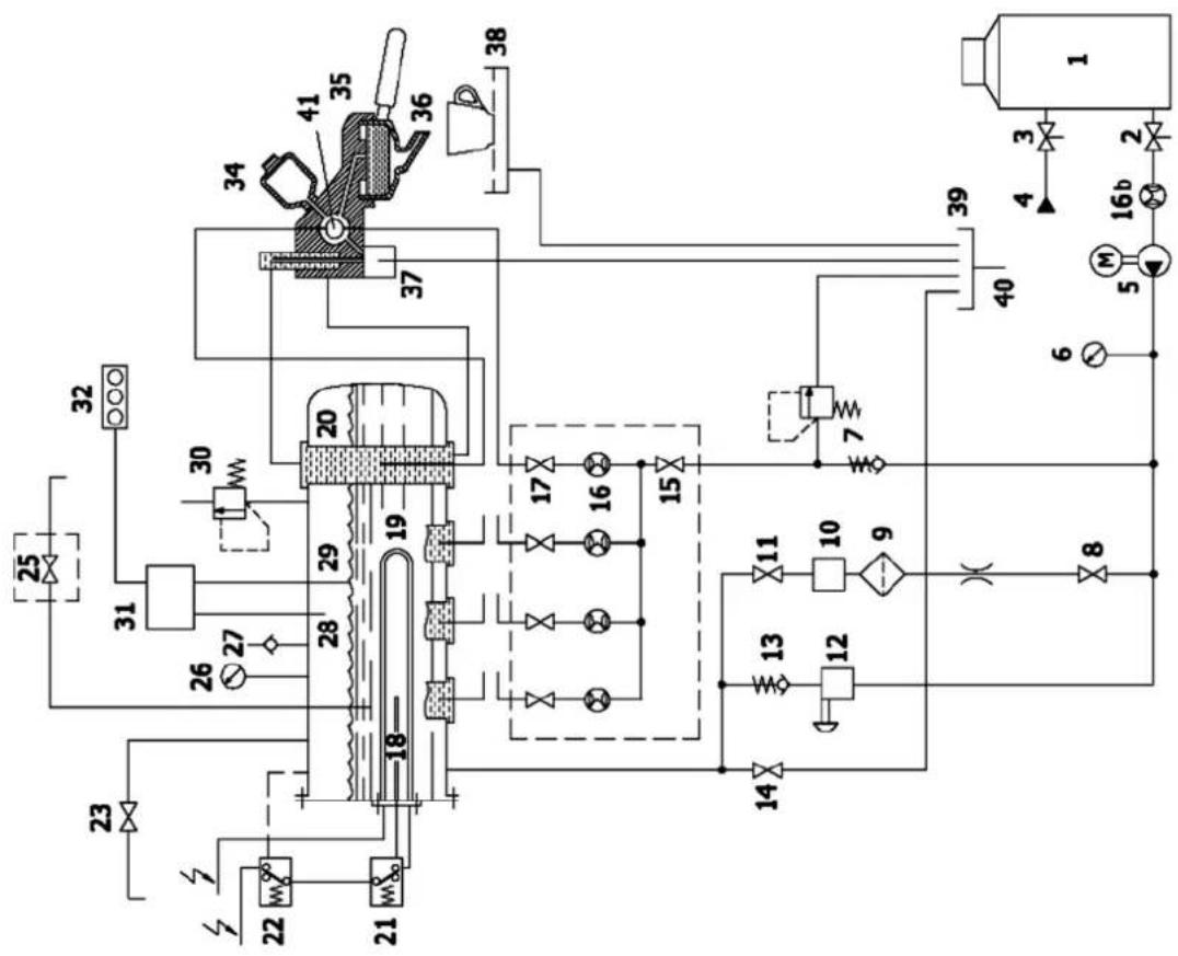 La San Marco Top 85 - General water system diagram - 1