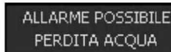 La San Marco Top 85 - Schermata 46 Schermata segnalazione possibile perdita di acqua. - 1