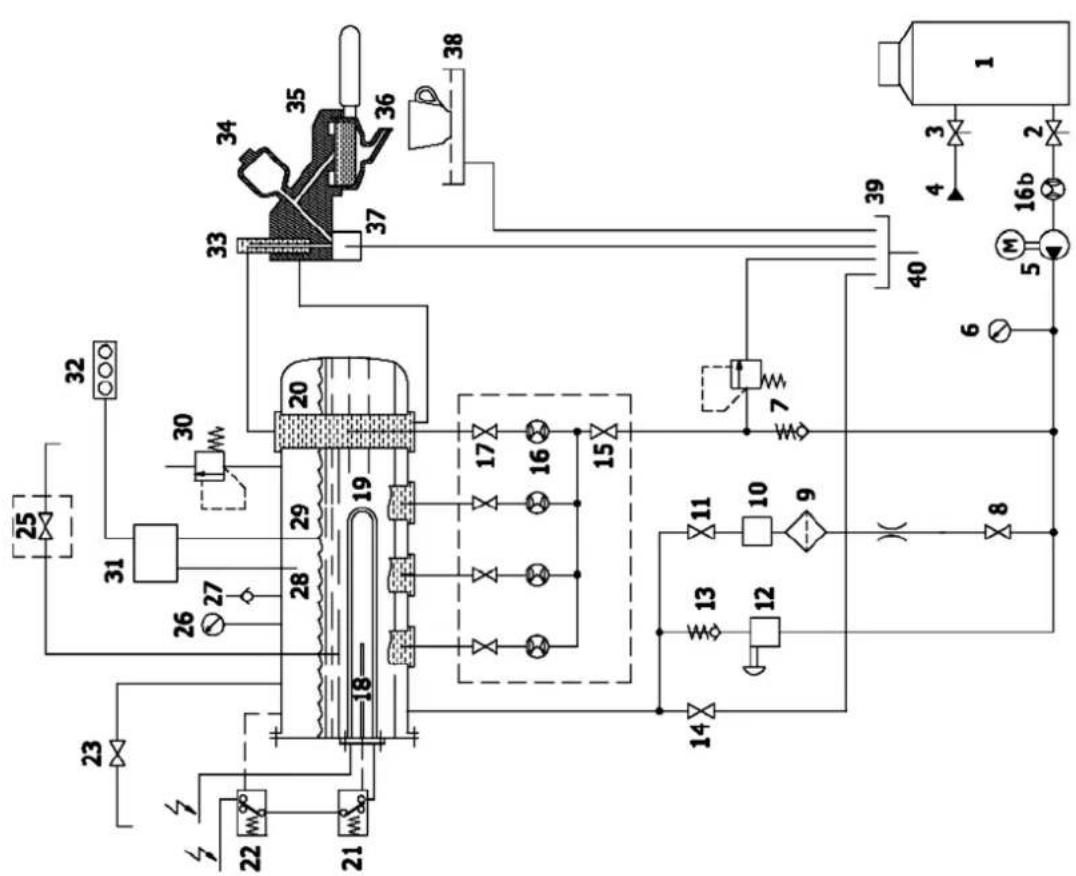 La San Marco Top 85 - General water system diagram - 2
