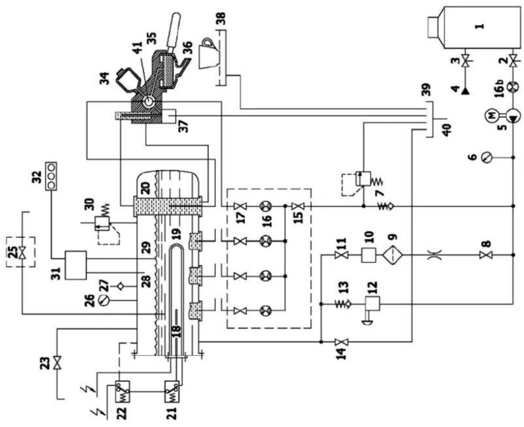 La San Marco Top 85 - Allgemeiner Wasseranschlussplan - 1