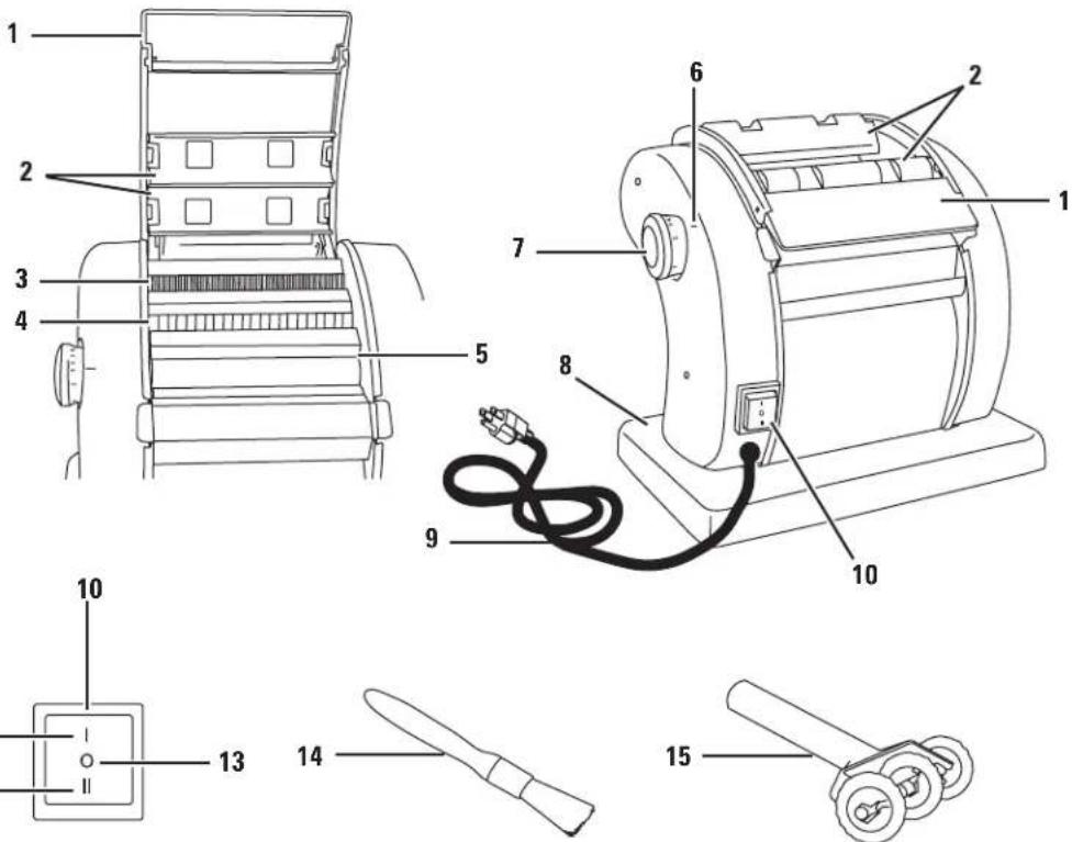 HAMILTON BEACH 86651 - Parts and Features - 1
