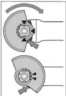 BOSCH GWS 17125 PSB Professional - Slifavimui skirts apsauginis gaubtas - 1