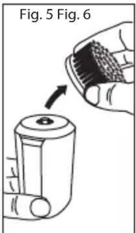 REMINGTON RECHARGE Compact Cleansing - Rimozione della testina: - 1
