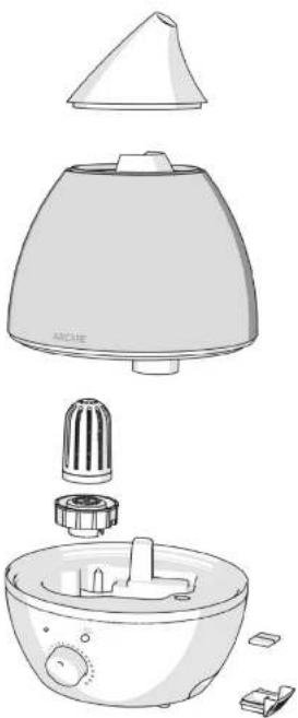 AirCare Aurora AUV20AWHT - Comment nettoyer VOIRE AURORA - 1