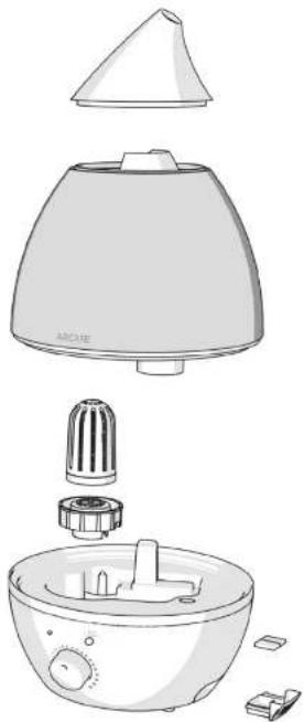 AirCare Aurora AUV20AWHT - HOW TO CLEAN YOUR AURORA - 1