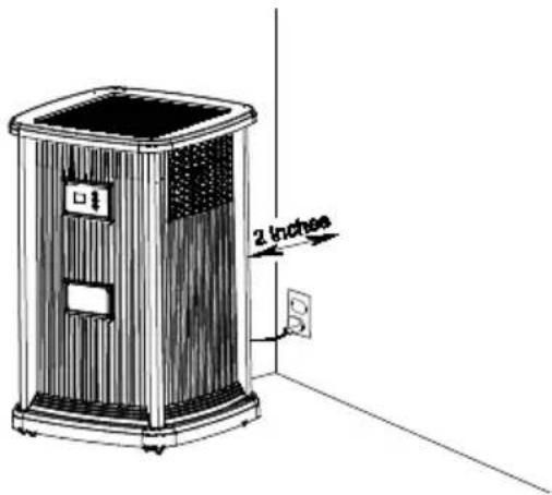 AirCare Pedestal EP9500 - NOTES ON LOCATION: - 1