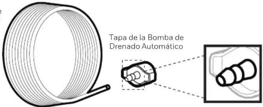 HONEYWELL TP70WK - Drenaje de Agua Continuo – Usando la Opción de Bomba de Drenado Automático - 1