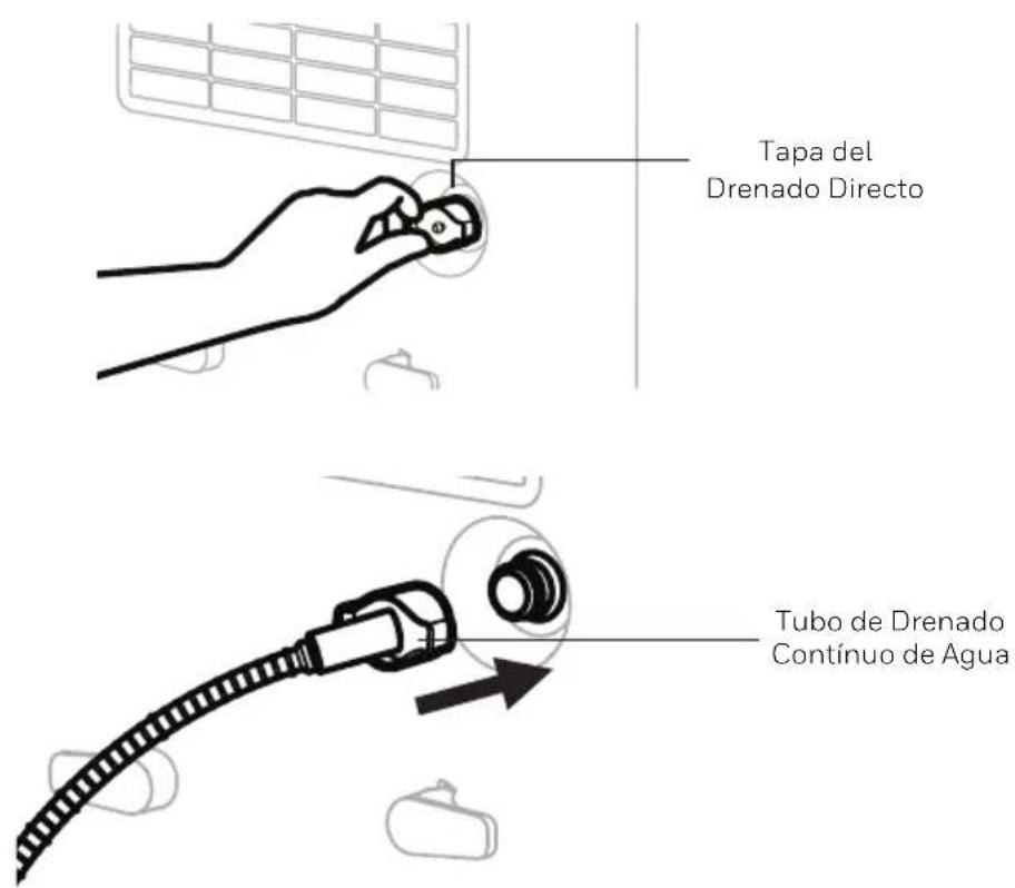HONEYWELL TP70WK - Drenado de Agua Continuo – Usando el Tubo del Drenado Continuo de Agua - 2