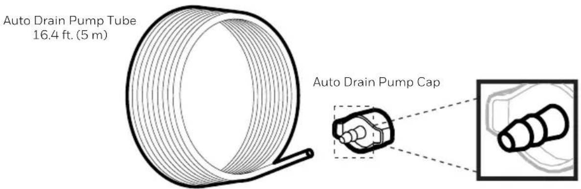 Auto Drain Pump Tube 16.4 ft. (5 m) Auto Drain Pump Cap