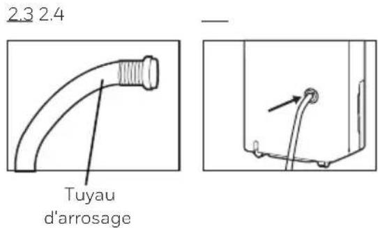 HONEYWELL DH45PWKN - Drainage de l'eau continue - utilisez un tuyau d'arrosage (tuyau non inclus) - 2