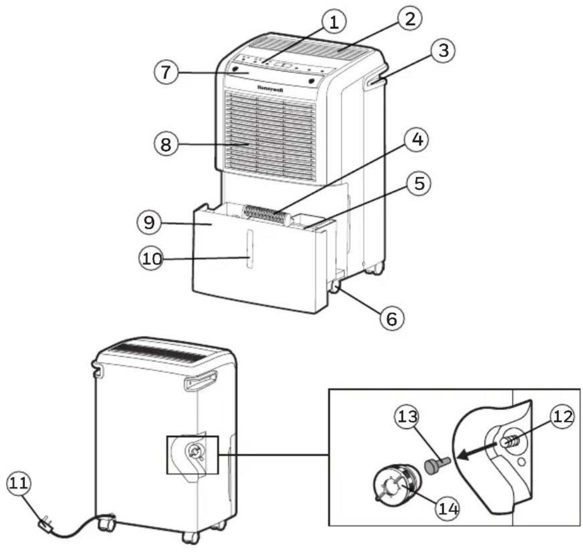 HONEYWELL DH45PWKN - UNPACKAGING THE DEHUMIDIFIER - 2
