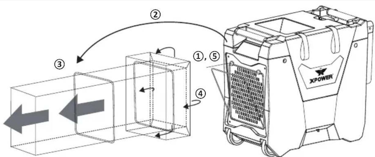 XPower XD85L2 - Conduits d'admission - 1