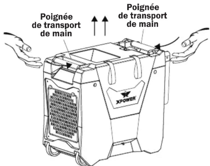 XPower XD85L2 - Avant le transport, vous devriez toujours: - 1
