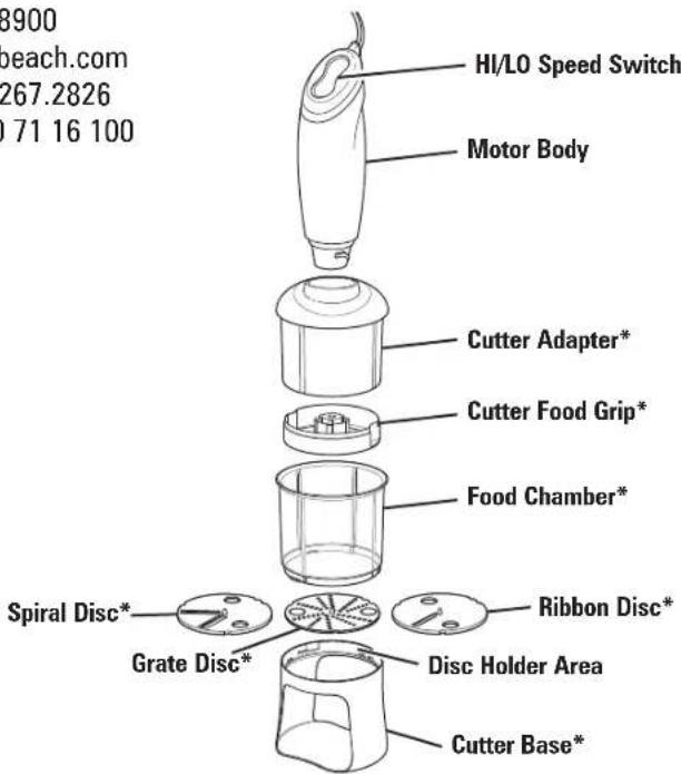 HAMILTON BEACH 59998 - Parts and Features - 1