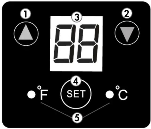 DANBY DFG26A1B - CONTROL PANEL - 1