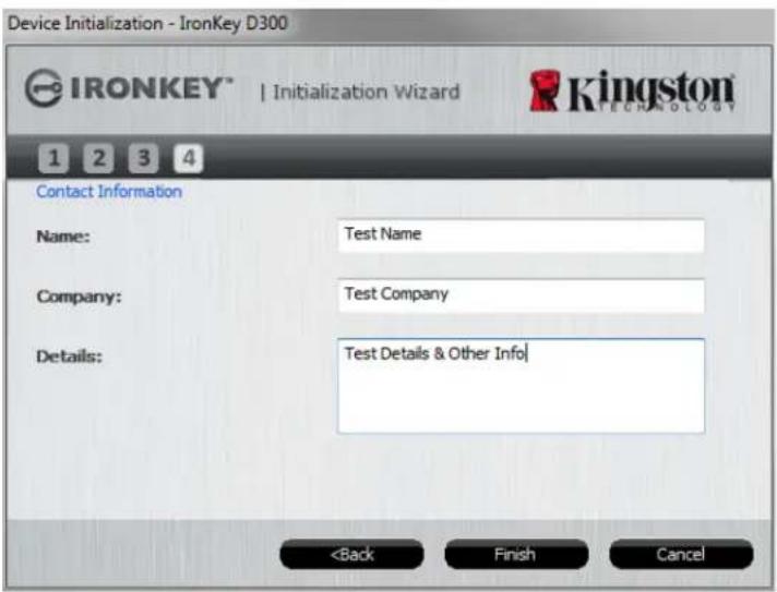 KINGSTON IronKey D300 - Device Initialization (Windows Environment) - 4