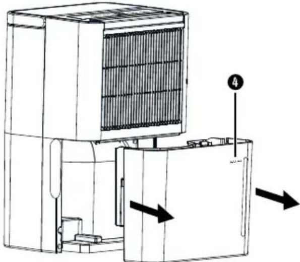 SILVERCREST SLE 200 B2 - Vider le réservoir d'eau - 1