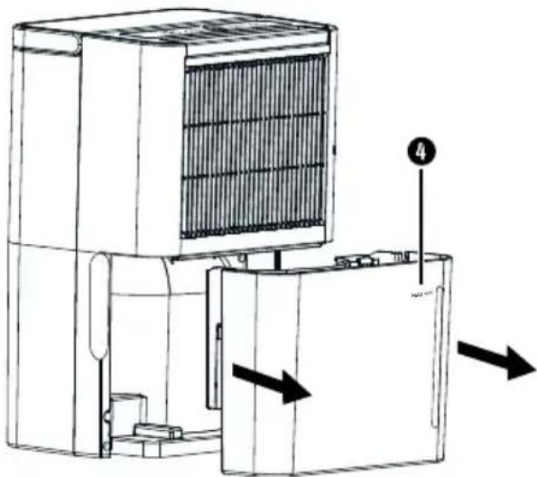 SILVERCREST SLE 200 B2 - Emptying the water tank - 1