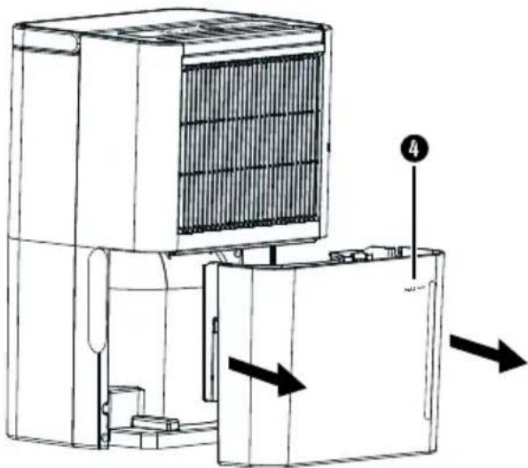 SILVERCREST SLE 200 B2 - Praznjenje posode za vodo - 1