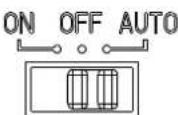 Renkforce RF4216076 - A) Réglages du commutateur (on / OFF / AUTO) - 1