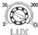 Renkforce RF4216078 - B) « LUX » (paramétrés de luminosité) - 2