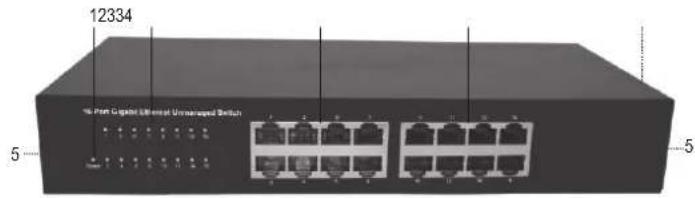 Renkforce RF3769708 - Bedieningselementen - 1