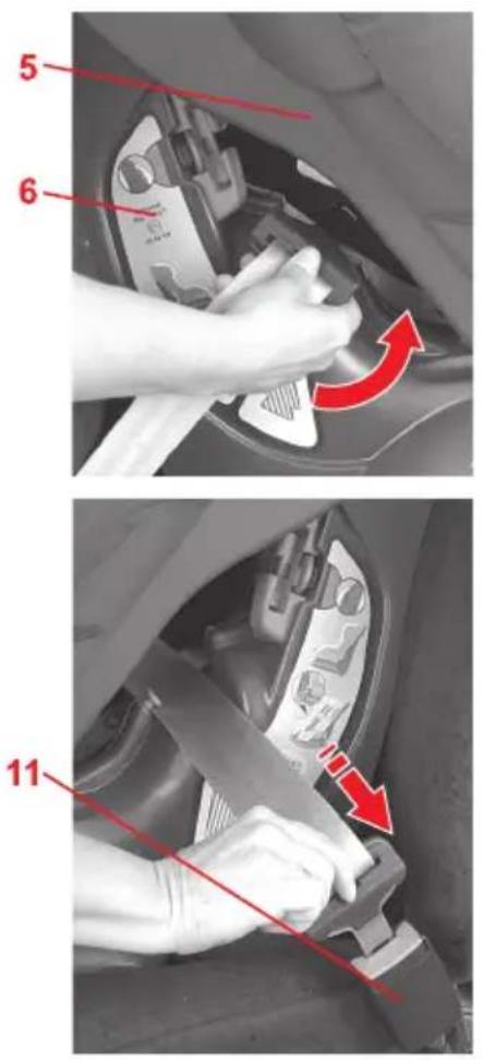 Britax-Römer Eclipse 2000007846 - Comment savoir si votre siège auto est correctement monté avec la ceinture à 3 points - 7
