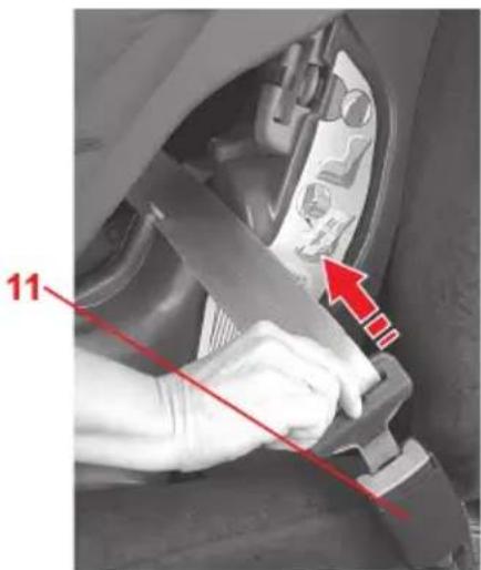 Britax-Römer Eclipse 2000007846 - Montage du siège auto avec une ceinture à 2 points - 7