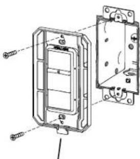 NuTone ChromaComfort - Install wall control. - 1