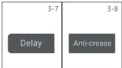 3-7 Delay 3-8 Anti-crease