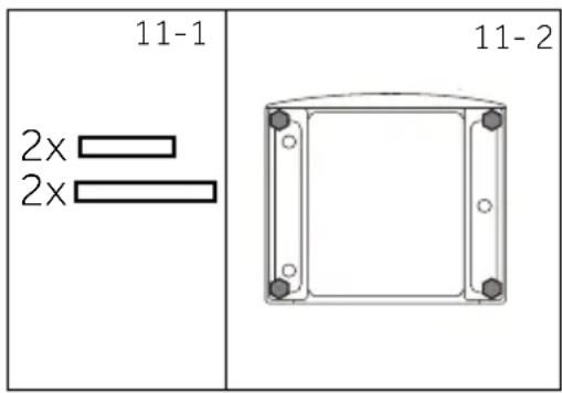 HAIER HW80GBD14979UDF - OPTIONEEL: Breng trillingdempperblokken aan - 1