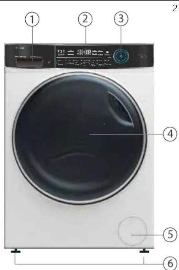 HAIER HW80GBD14979UDF - Afbeelding van het apparatus - 1