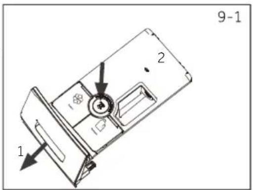 HAIER HW80GBD14979UDF - Cleaning the detergent drawer - 1