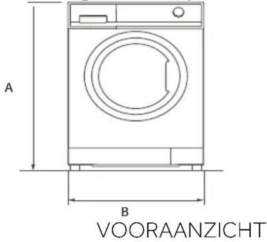 HAIER HW80B16939 - Afmetingen van het product - 1