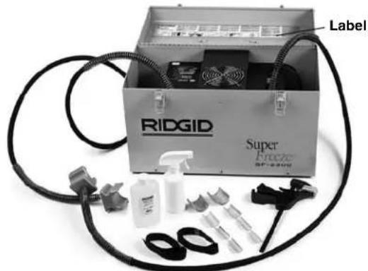 RIDGID SuperFreeze SF2500 - Standard Equipment - 2
