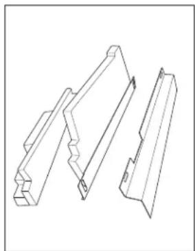 JENN-AIR JDPSS245LX - Vuelva a instalar los paneles de acceso y los elementos de sujeción - 2