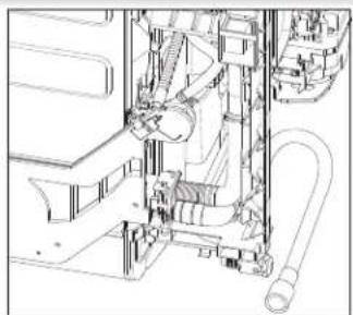 JENN-AIR JDPSS245LX - Conecte la manguera de desagüe - 2